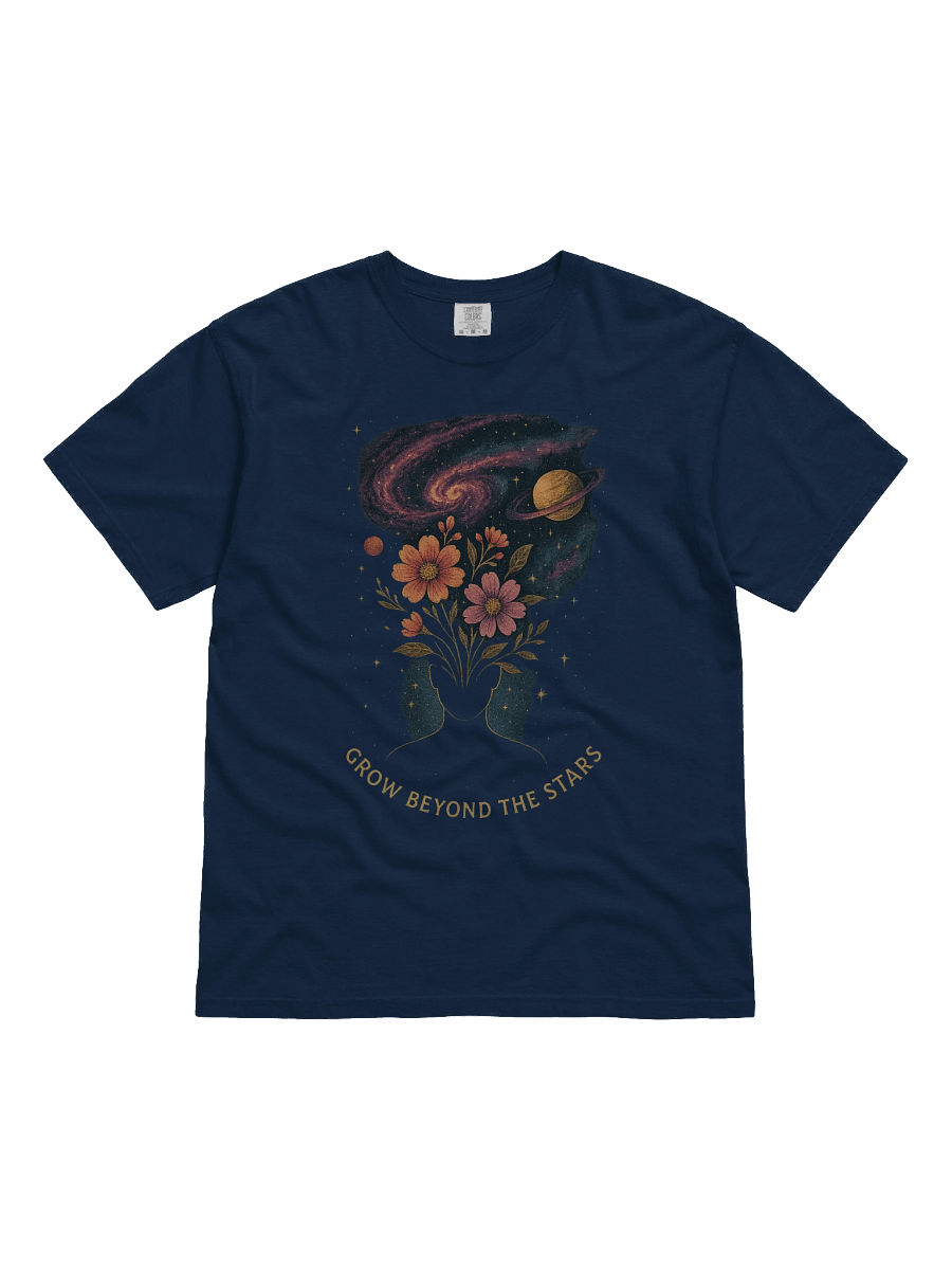 Cosmic Floral Silhouette T-Shirt product image (3)