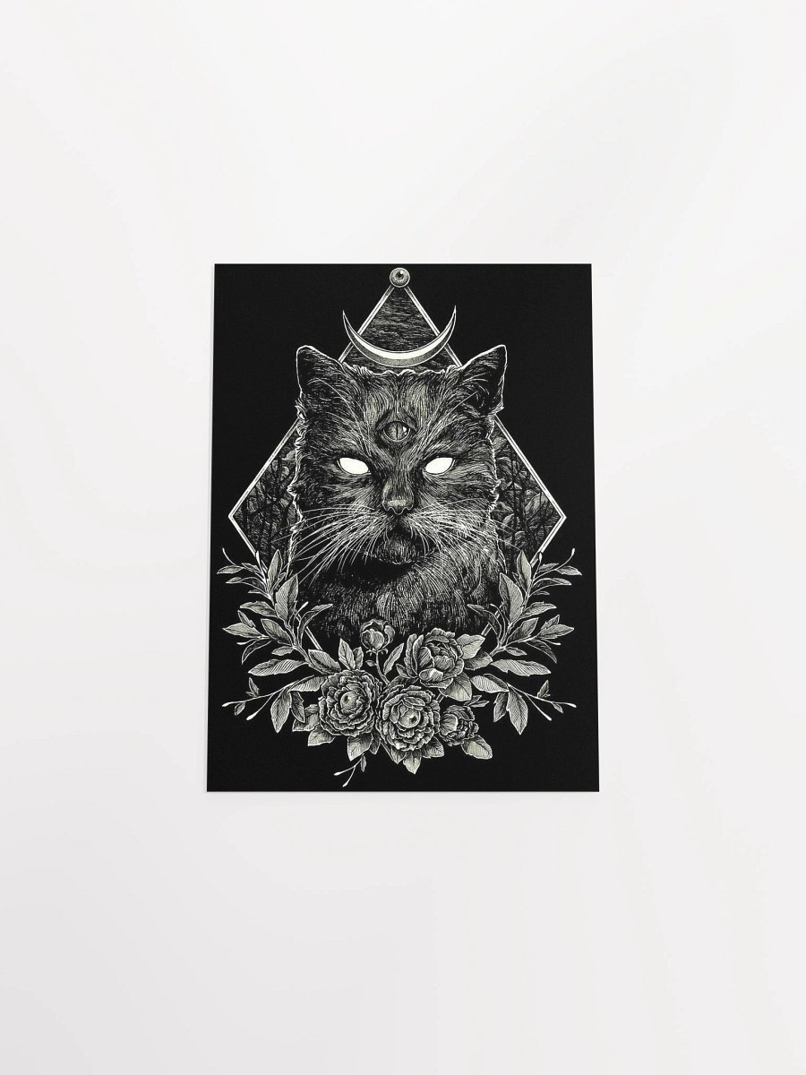 Mystical Third Eye Cat Poster product image (8)