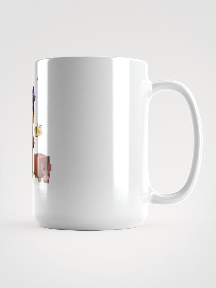 Minecraft White Glossy Mug product image (1)