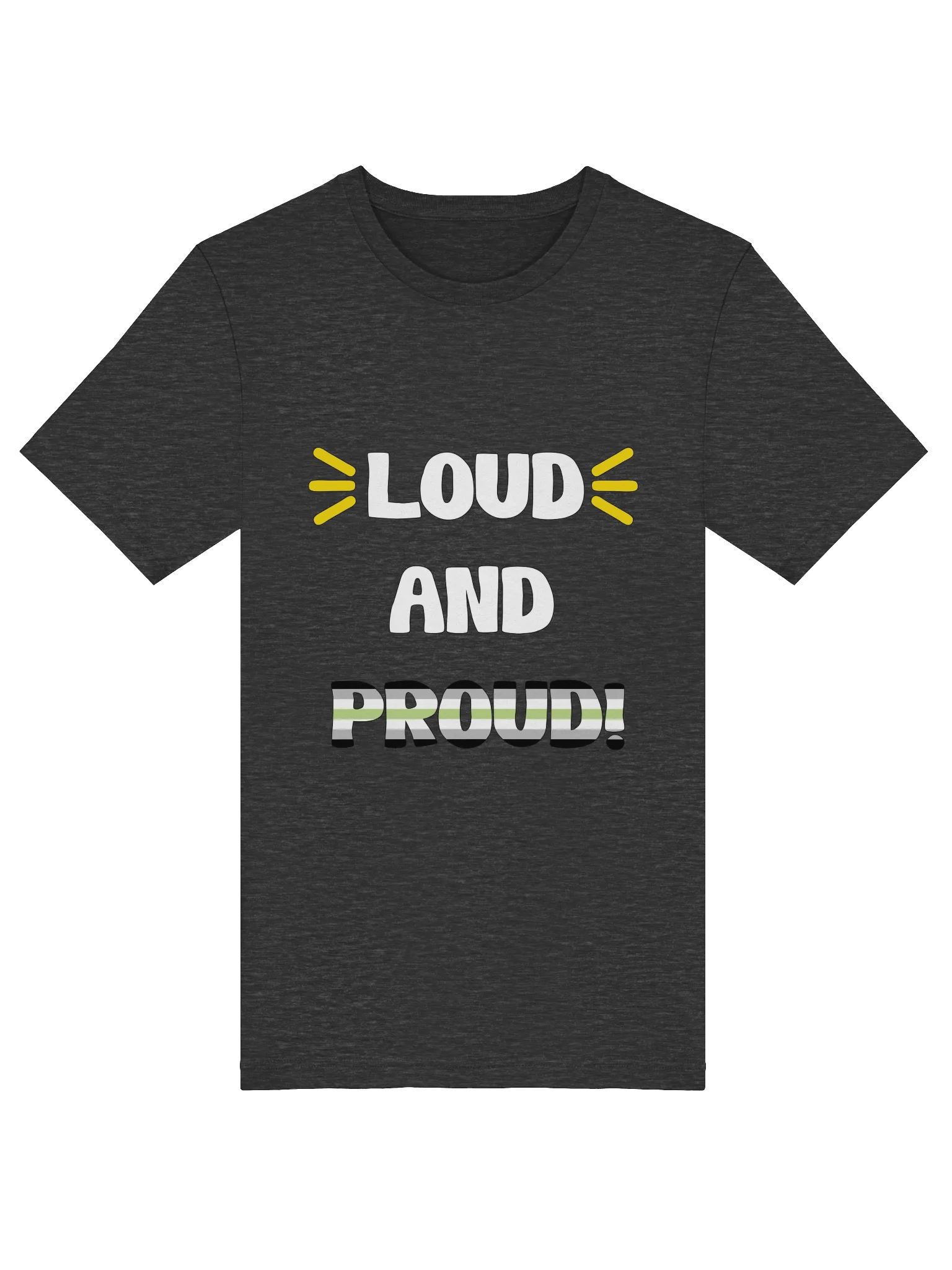 Loud and Proud Agender T-Shirt product image (43)