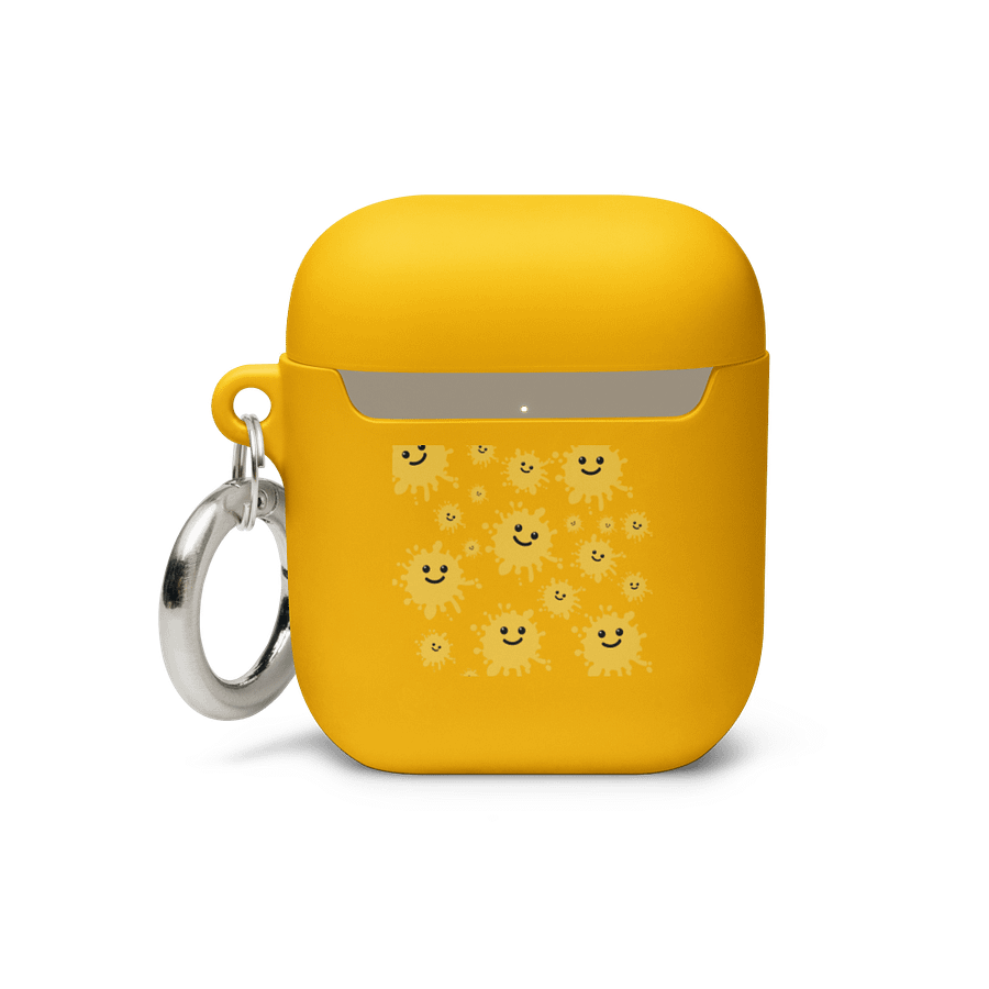 Yellow Printed Air Pod Cases product image (3)