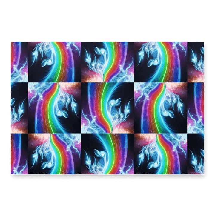 Ethereal Spectrum Rainbow Wrapping Paper Set product image (2)