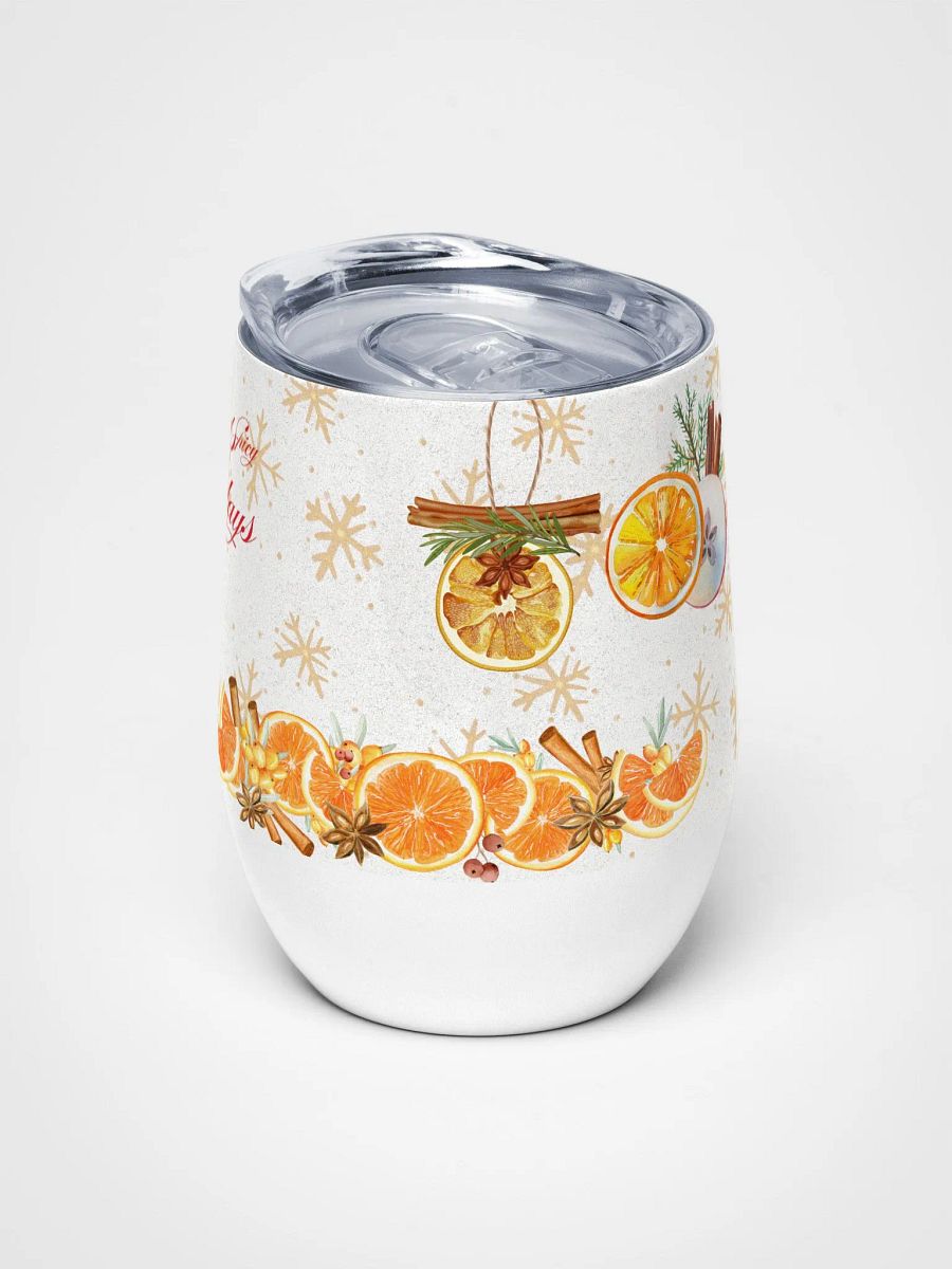 Holiday Spice Wine Tumbler gift for moms dads friends colleagues product image (5)