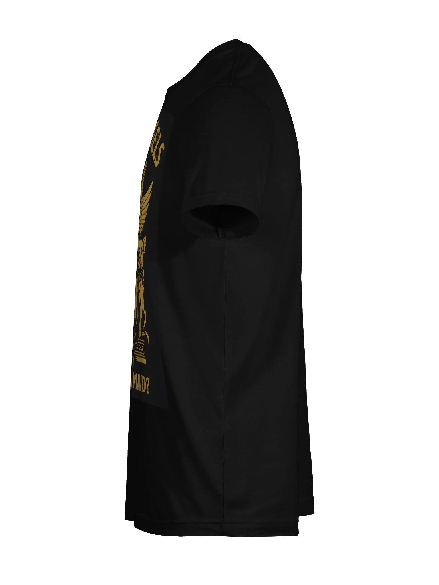 Mel’s Angels “I Lived. You Mad?” Gold T-Shirt – Bella+Canvas Unisex Graphic Tee, Rebel Dog Lover Apparel product image (10)