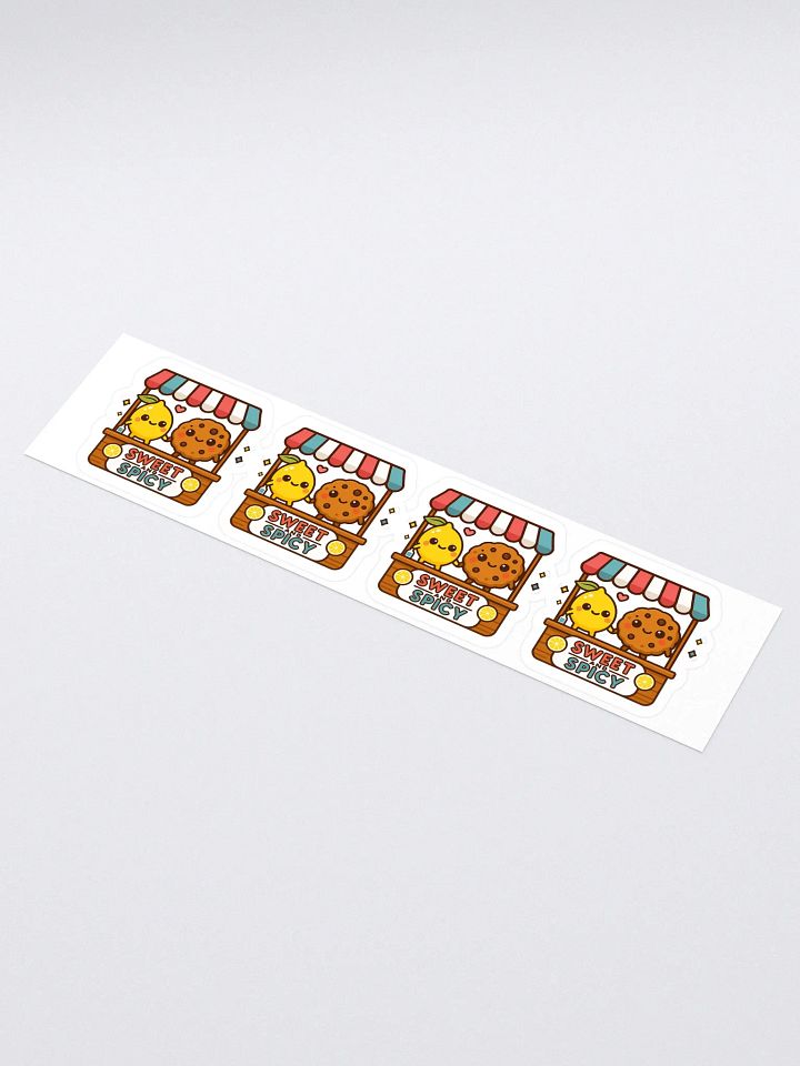 Sweet and Spicy Kiss Cut Stickers (Set of 4) product image (1)