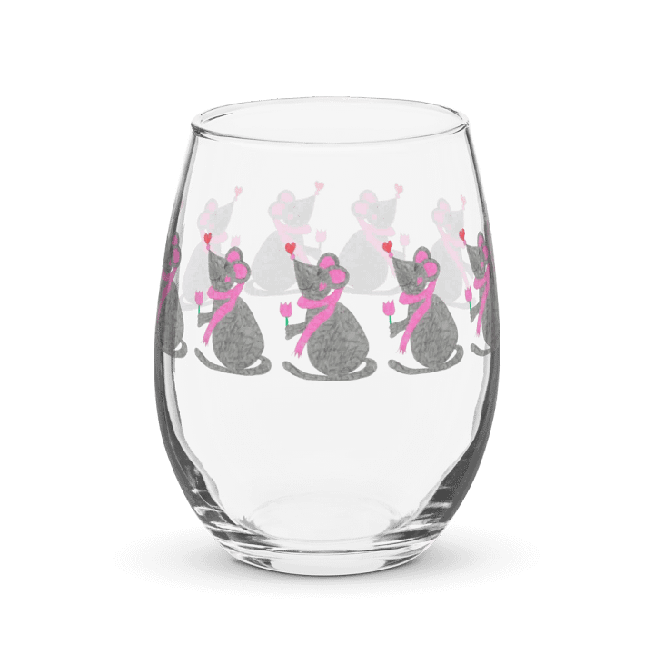 Tulip mouse Stemless Wine Glass product image (1)