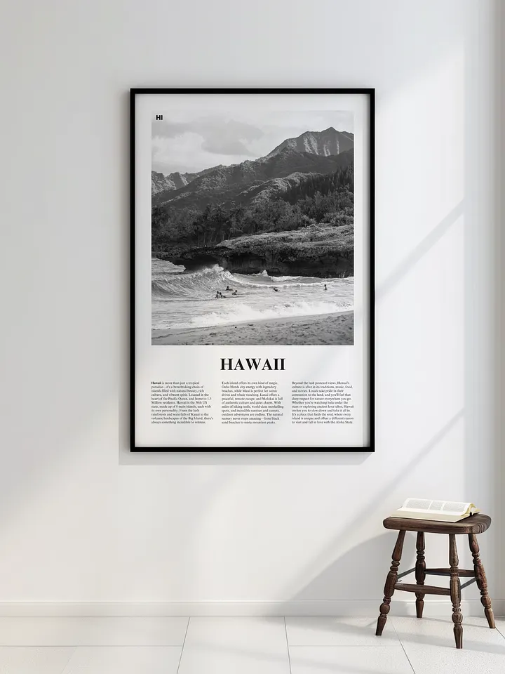 Hawaii 01 Newspaper Poster product image (4)