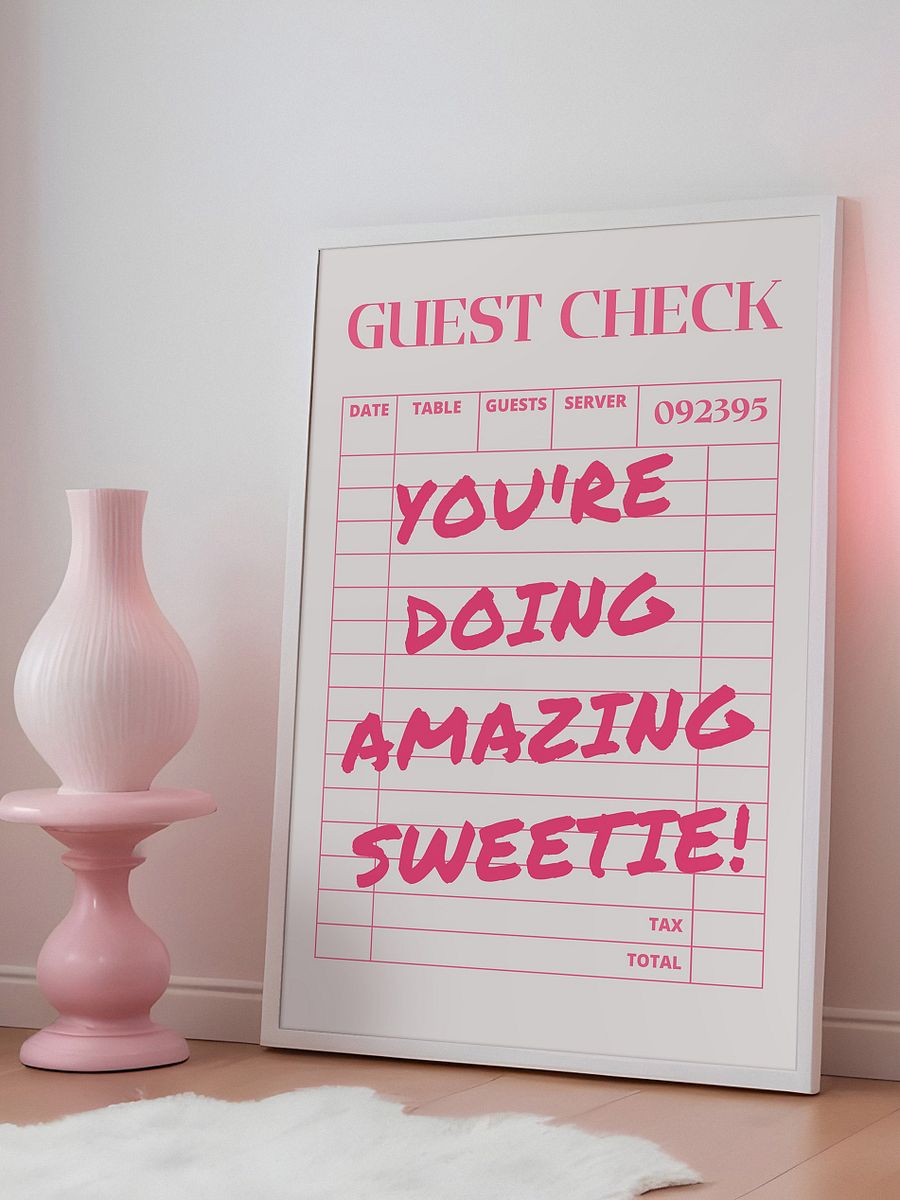 You're Doing Amazing Sweetie Print product image (3)