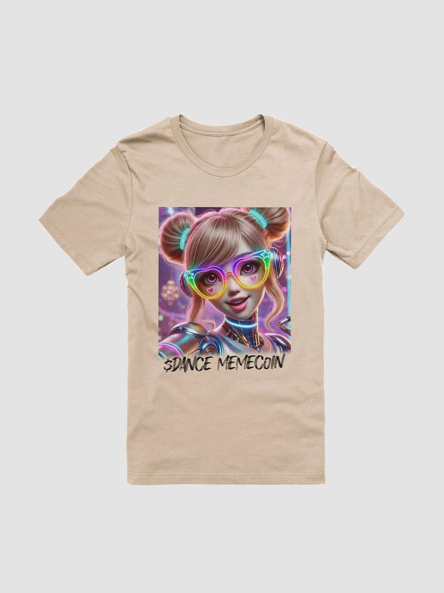 AI ROBO DOLL - DANCE MEMECOIN - PREMIUM TEE - TAN product image (3)