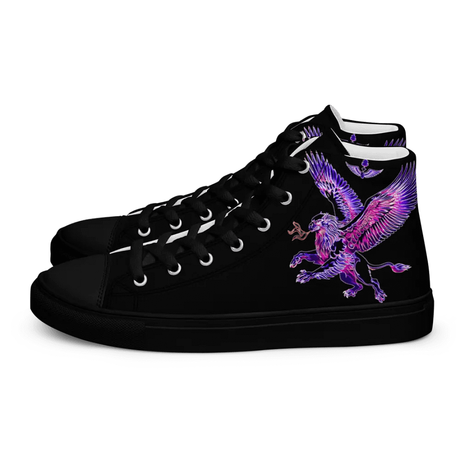Gripen Flying Magenta//Griffin/Men's High Top Canvas Shoes by Allcolor product image (2)