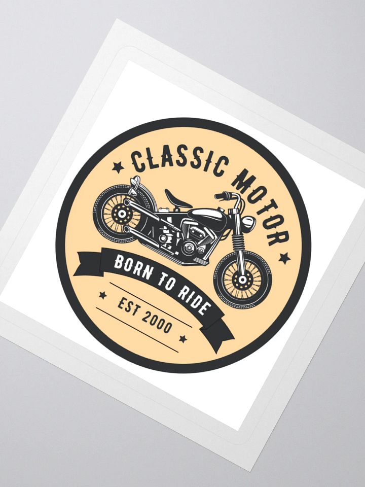 Classic Motor Kiss Cut Stickers product image (5)
