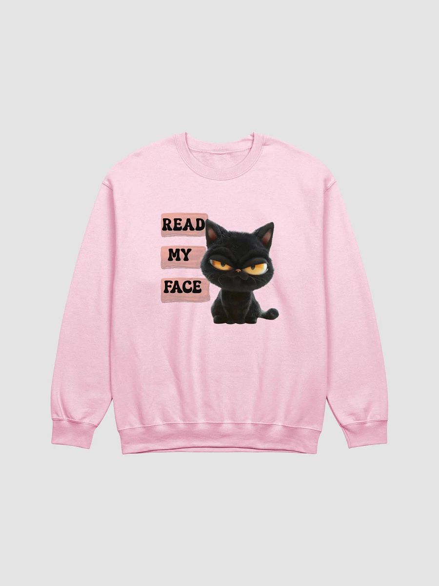 Grumpy Black Cat Expression Crewneck product image (2)