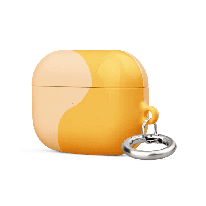 Orange Honey Cream Minimal Wave AirPods Case product image (42)