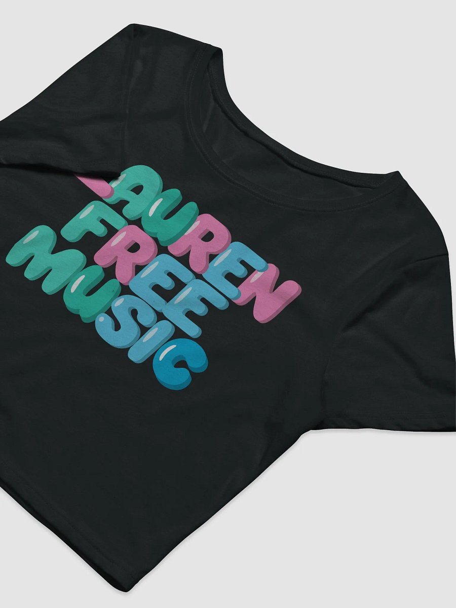 Lauren Free Music Bubble Letter Crop Tee product image (9)