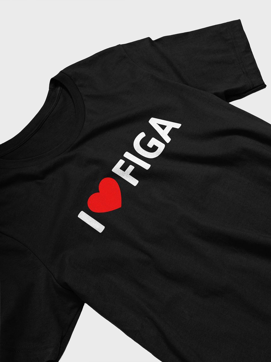 I ♥️ FIGA T-shirt BLACK product image (3)