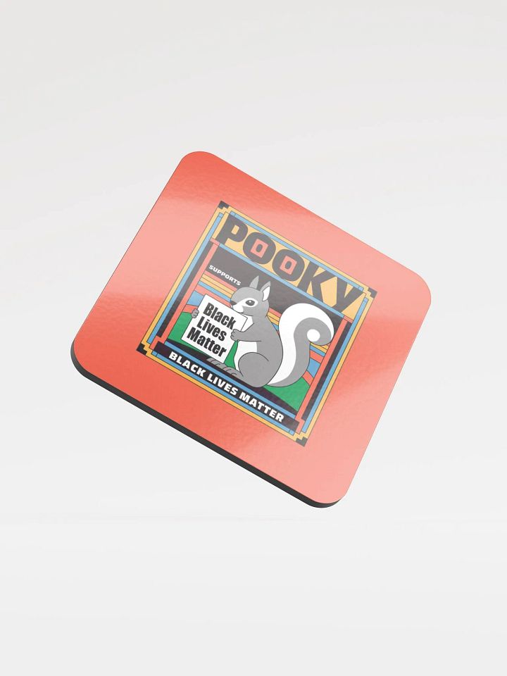 Coaster or micro art piece: Pooky Blm (all BLM Prooceeds go to The Black Equity foundation product image (1)