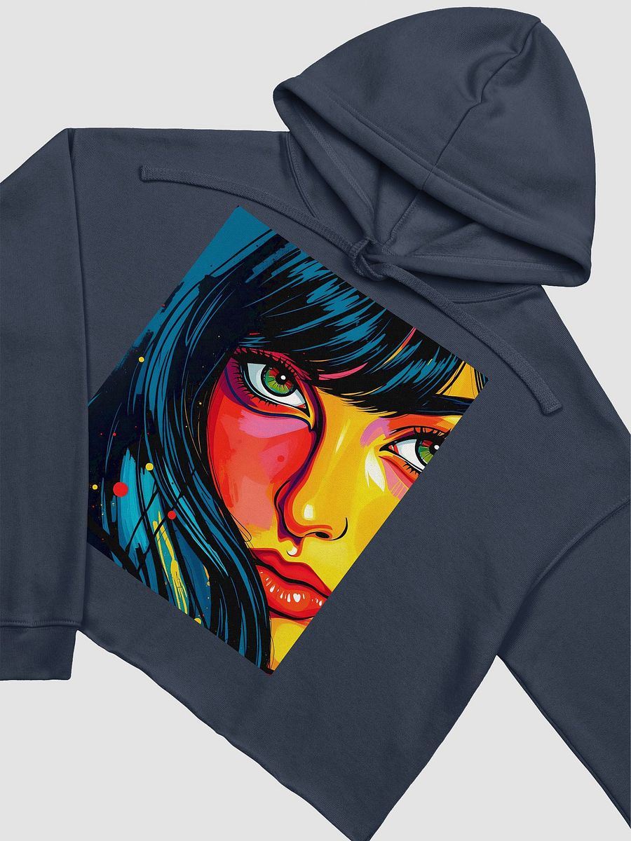 Cozy Chic: Bella+Canvas Fleece Crop Hoodie product image (3)