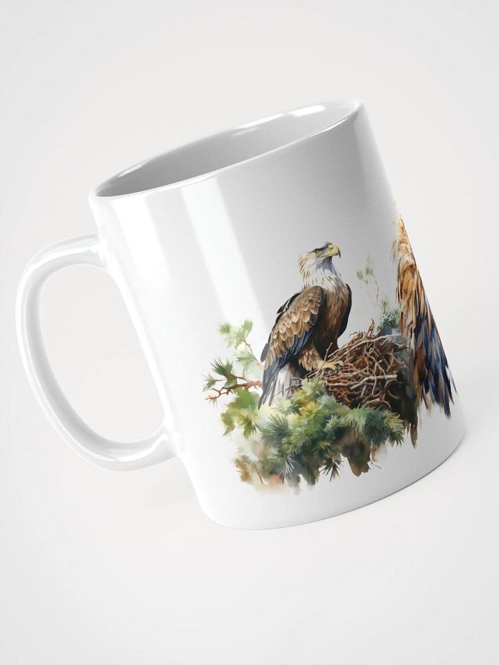 Eagle's Flight White Glossy Mug product image (2)