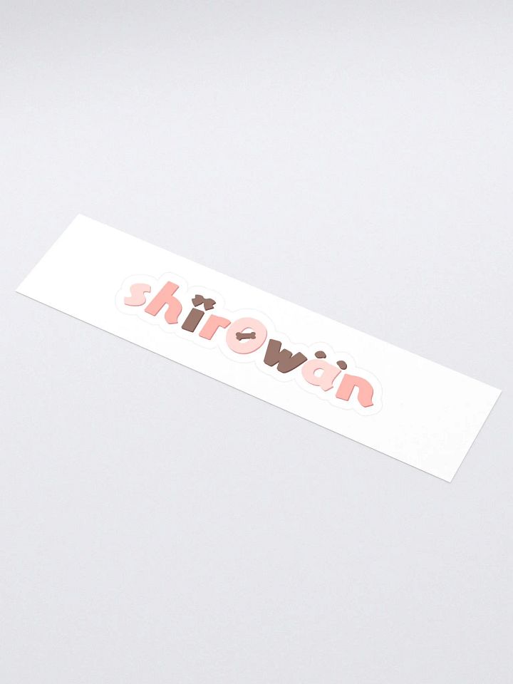 big ahh logo sticker product image (1)