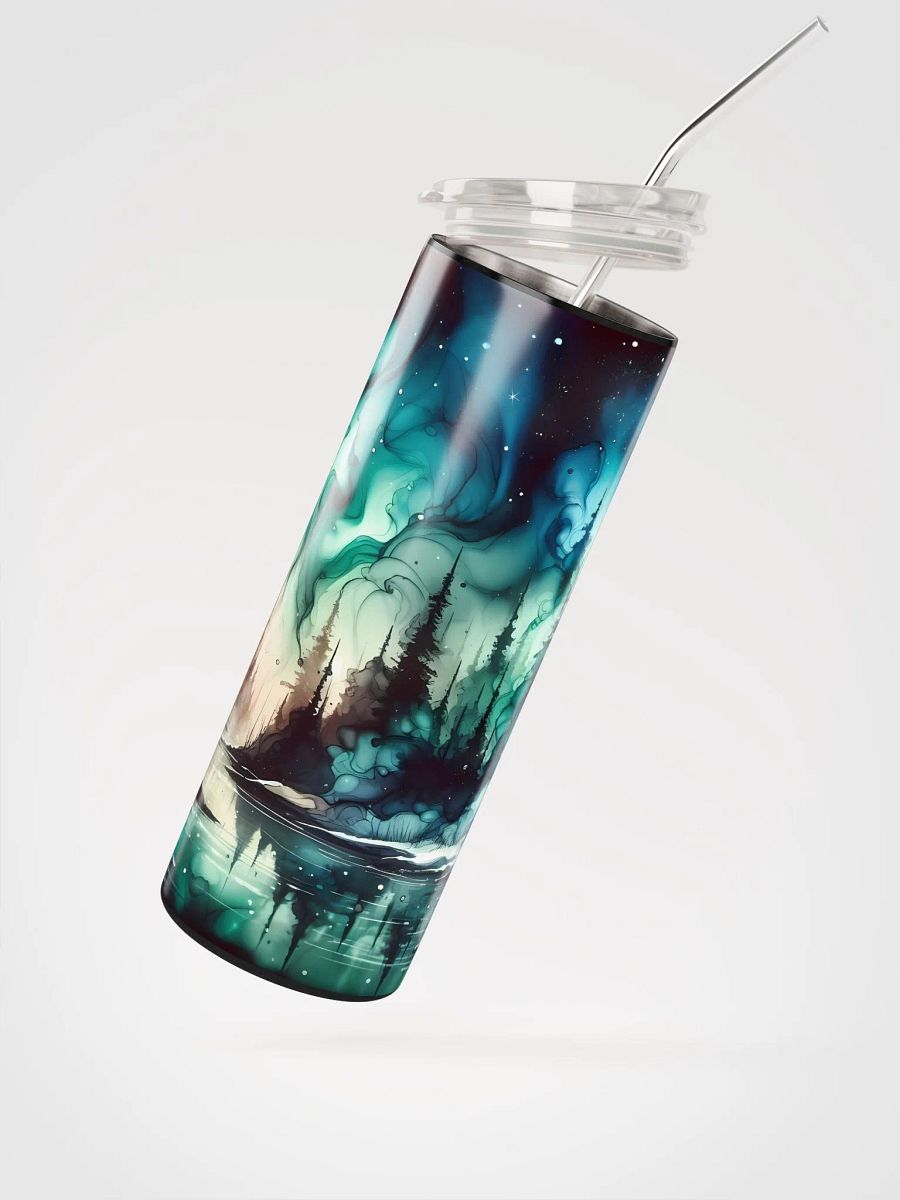 Northern Lights Aurora Borealis Stainless Steel Tumbler product image (5)