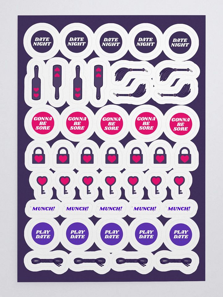 BDSM Calendar & Planner Sticker Sheet product image (2)