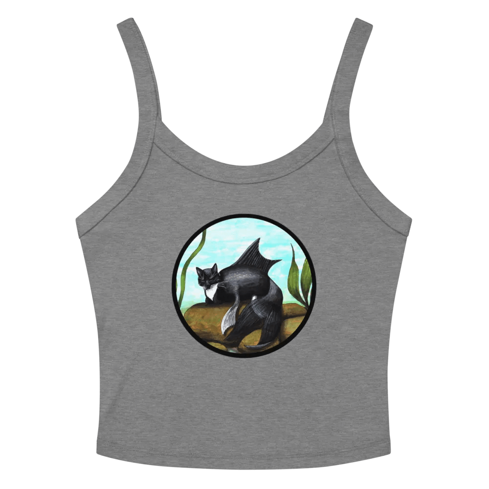 Mermeow Tuxedo Crop Tank product image (2)