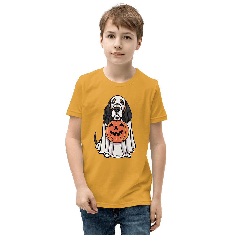 Halloween Basset Hound(Tricolor) Youth T-Shirt product image (13)