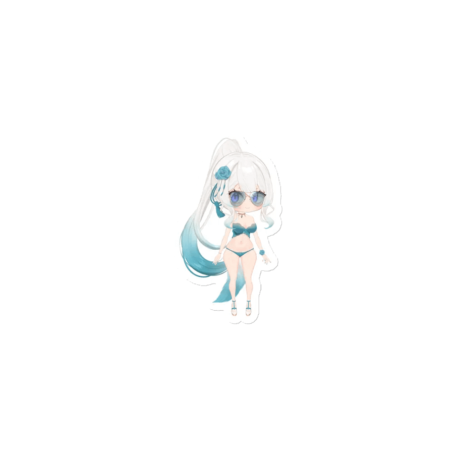 Summer Chibi Celene Die-cut Magnet product image (1)
