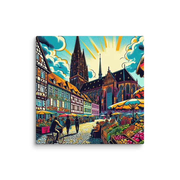 Blank Canvas: Unleash Your Artistic Vision | AI art Freiburg city product image (19)