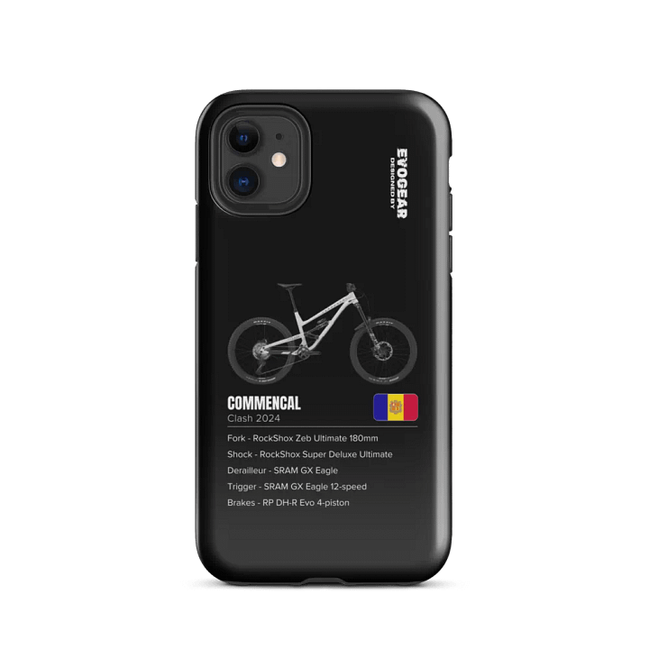 Black Commencal Clash 2024 iPhone Case product image (47)