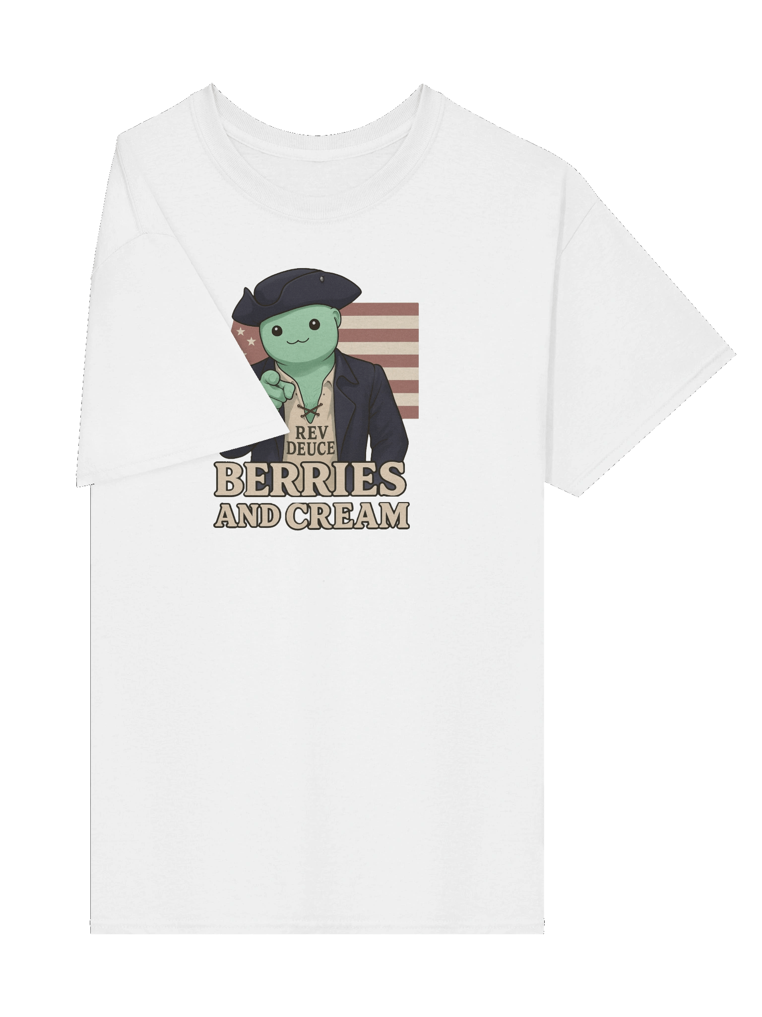 Berries & Cream Summer White Tee! product image (4)