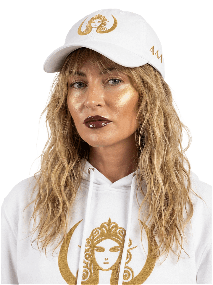 CIRCEMOON Divin Sacré Nombre 444 Cap - white product image (1)