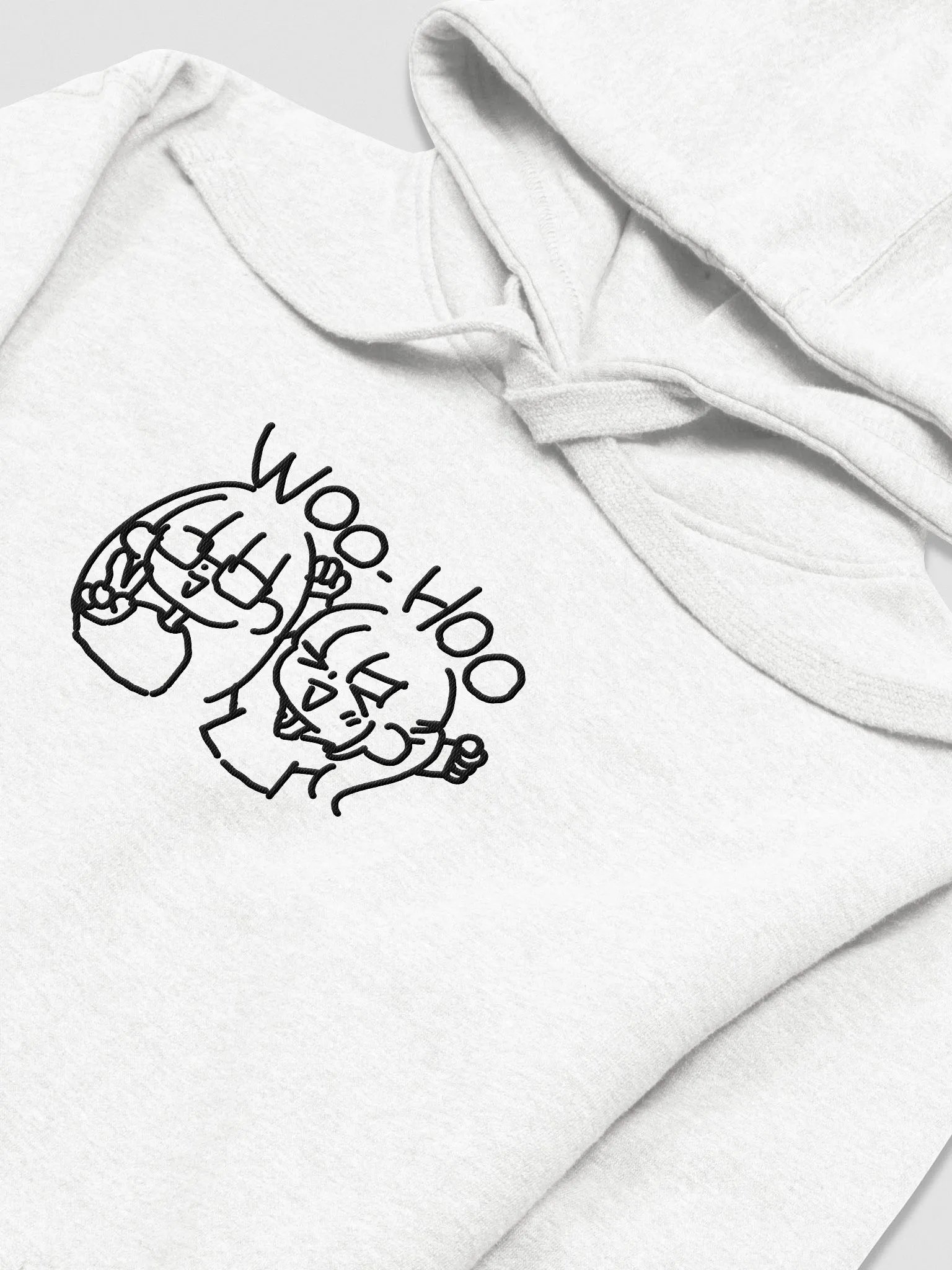 Woo-Hoo Hoodie (white) product image (1)