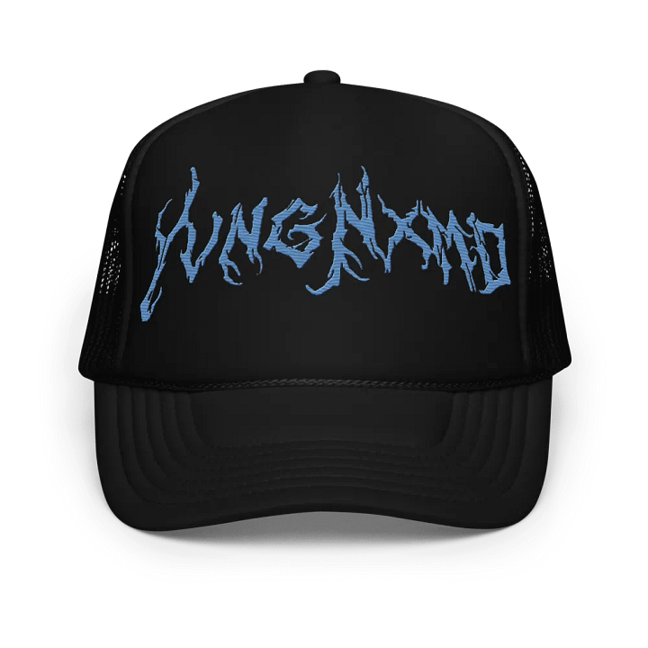 Blue Script Logo FleaMarket Trucker Cap product image (1)