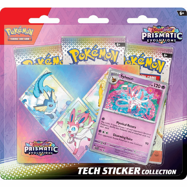 Pokémon TCG: Scarlet & Violet—Prismatic Evolutions Tech Sticker Collection product image (1)