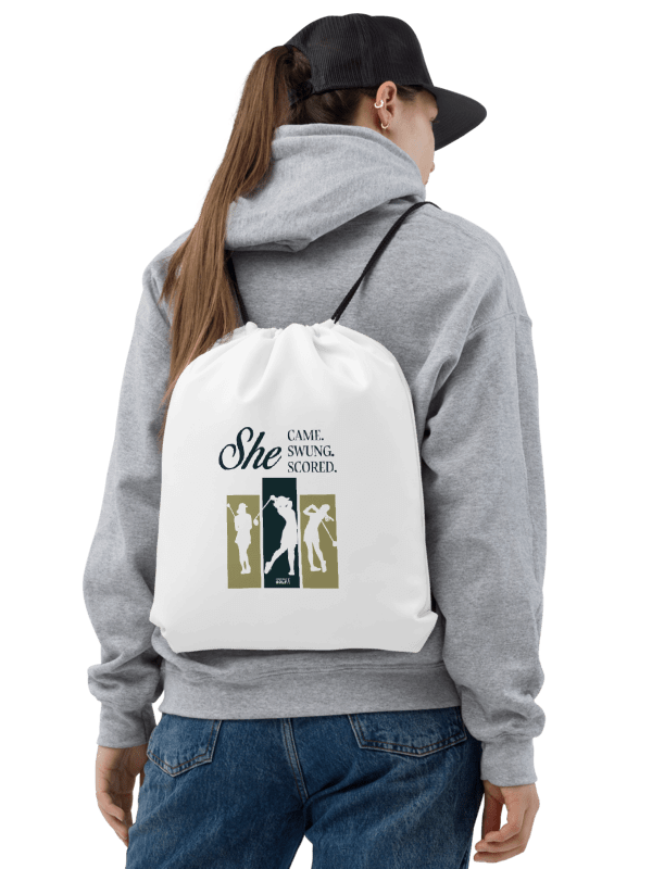 Golf Printed Drawstring Bag product image (2)