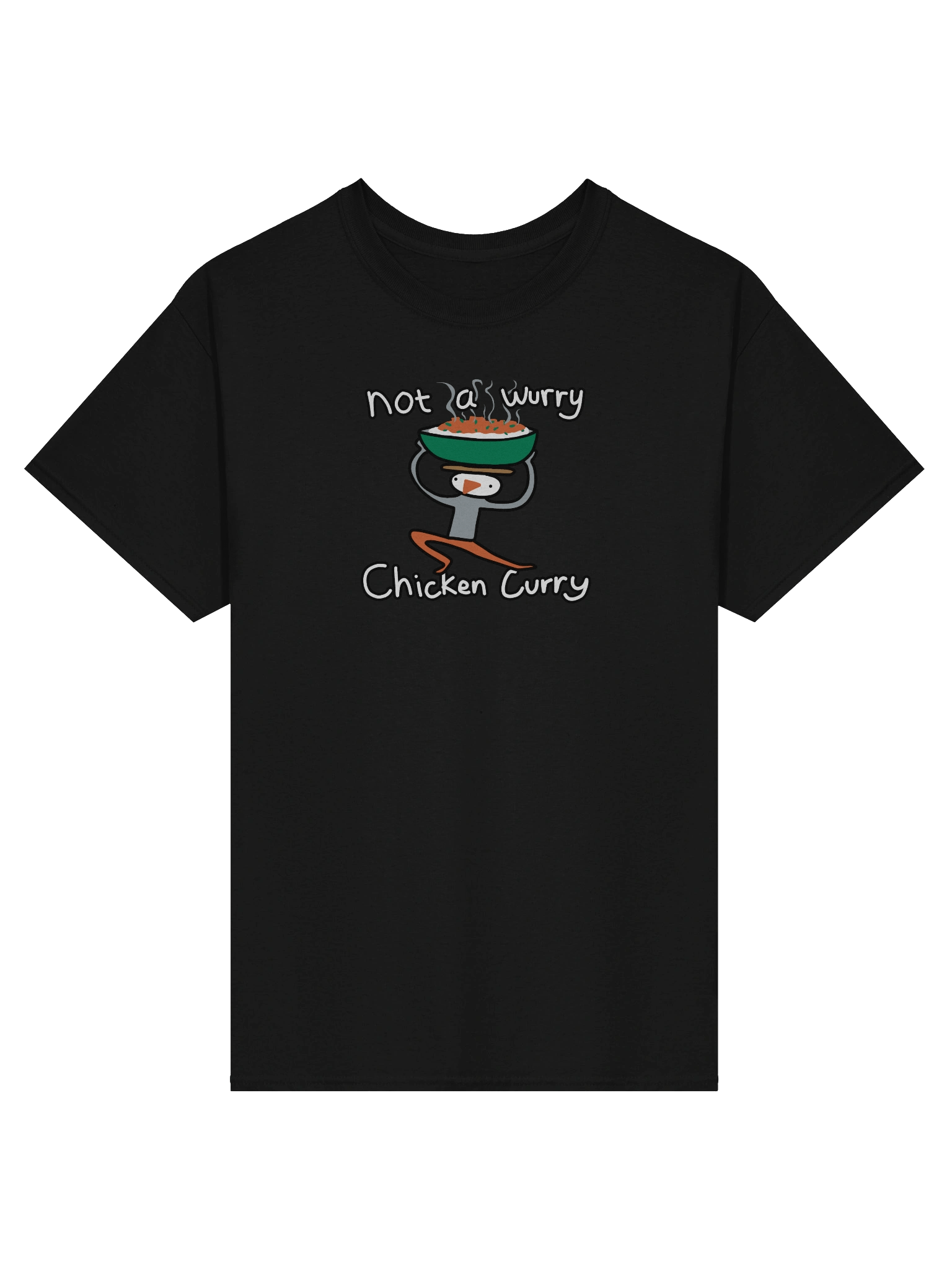 Not a Wurry Chicken Curry Shirt product image (4)