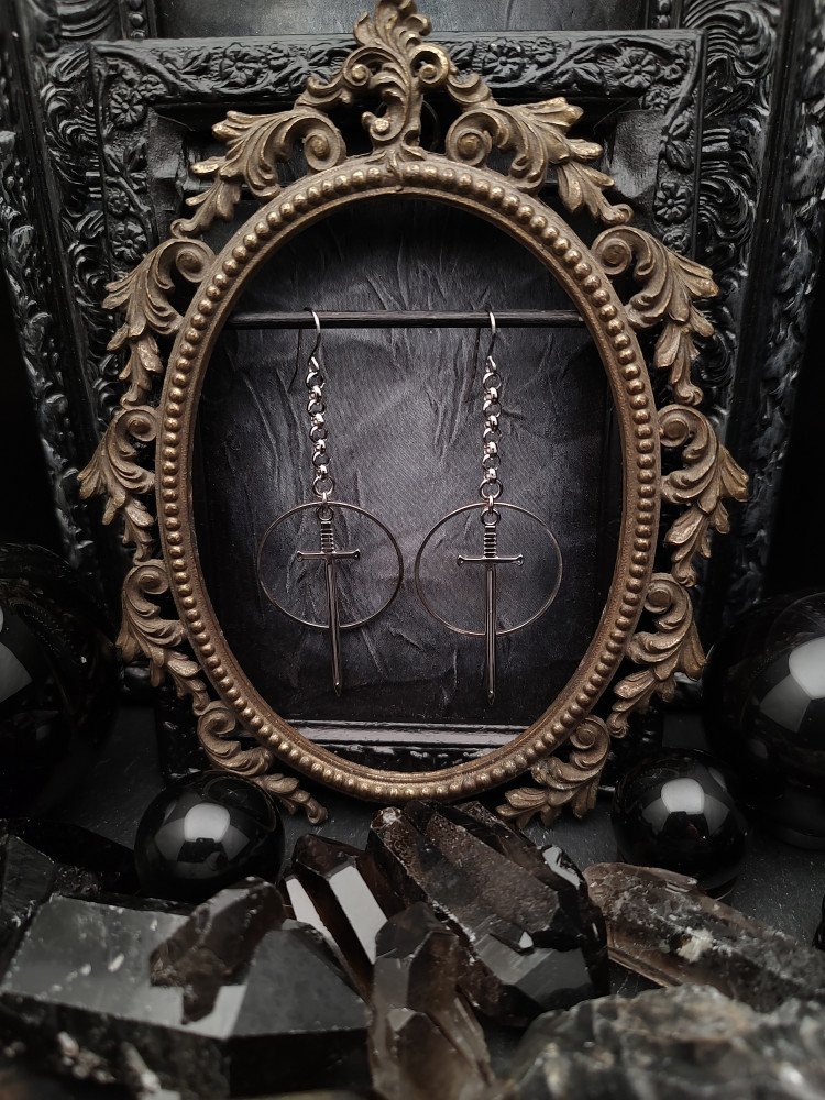 Earrings Swords - Silver Sword Solo product image (2)