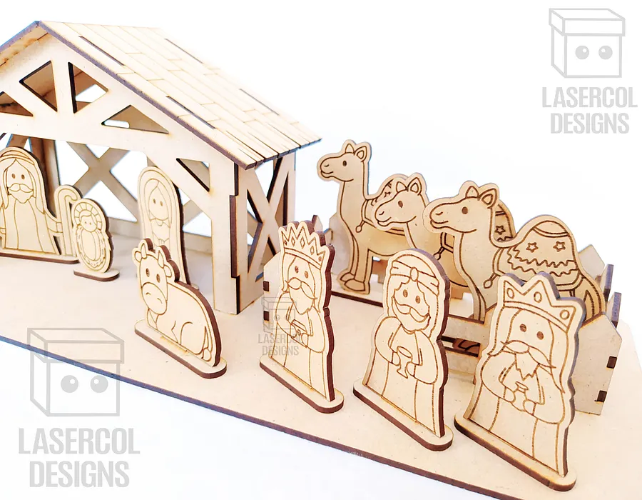 Nativity Scene - Christmas Gift - Laser Cut Files product image (10)