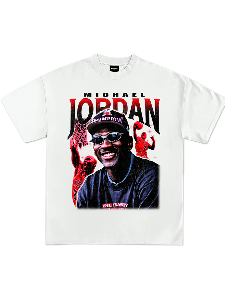 MICHEAL JORDAN GRAPHIC T-SHIRT (WHITE) product image (1)