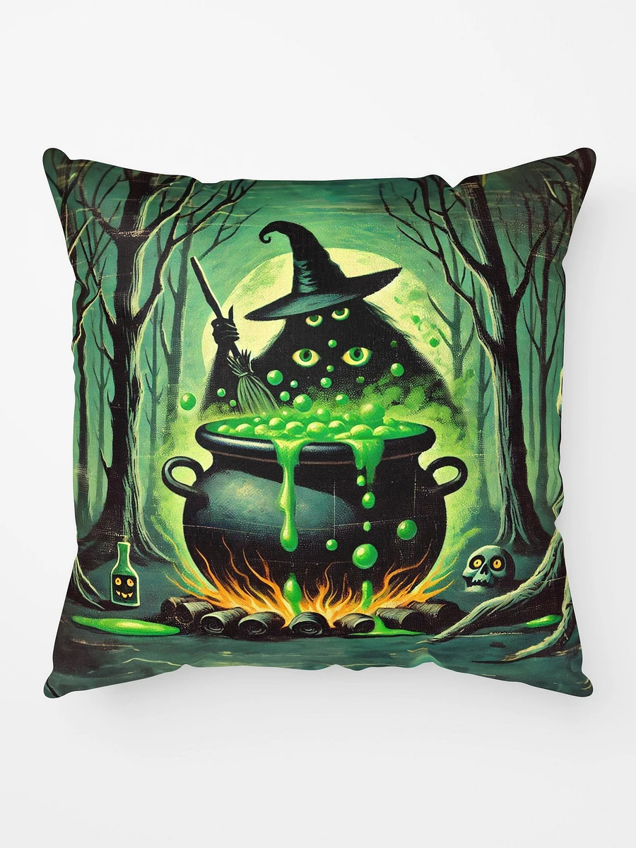 Cauldron Monster Stirring Witch's Brew Pillow product image (1)