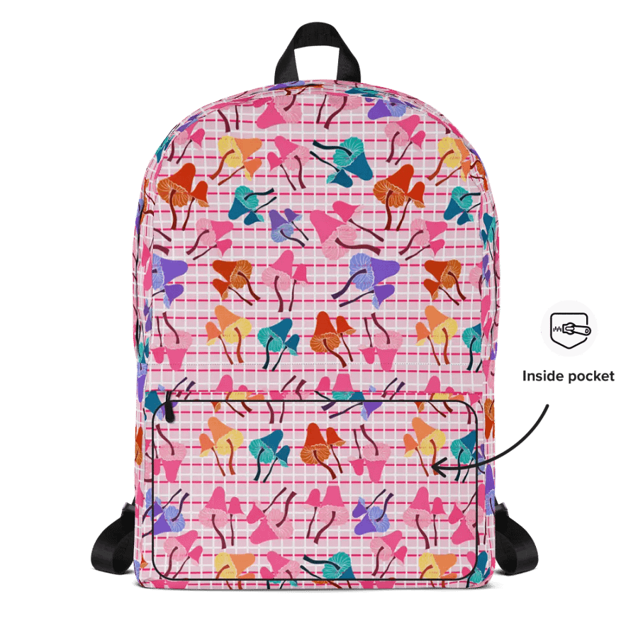 Fantasy Mushroom Garden Backpack product image (8)