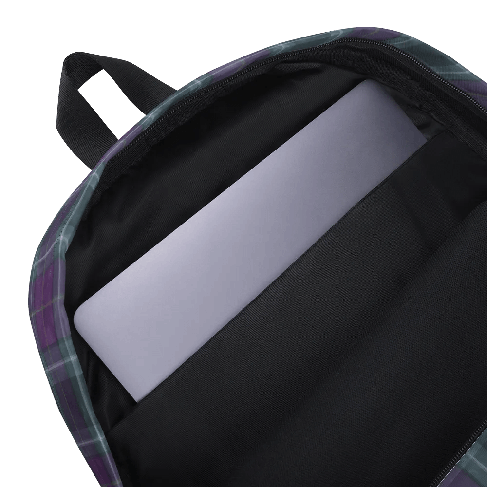 Purple/Green Plaid Backup with Floral Design product image (6)