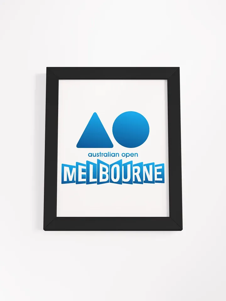 Melbourne Blue Abstract Framed Poster product image (20)