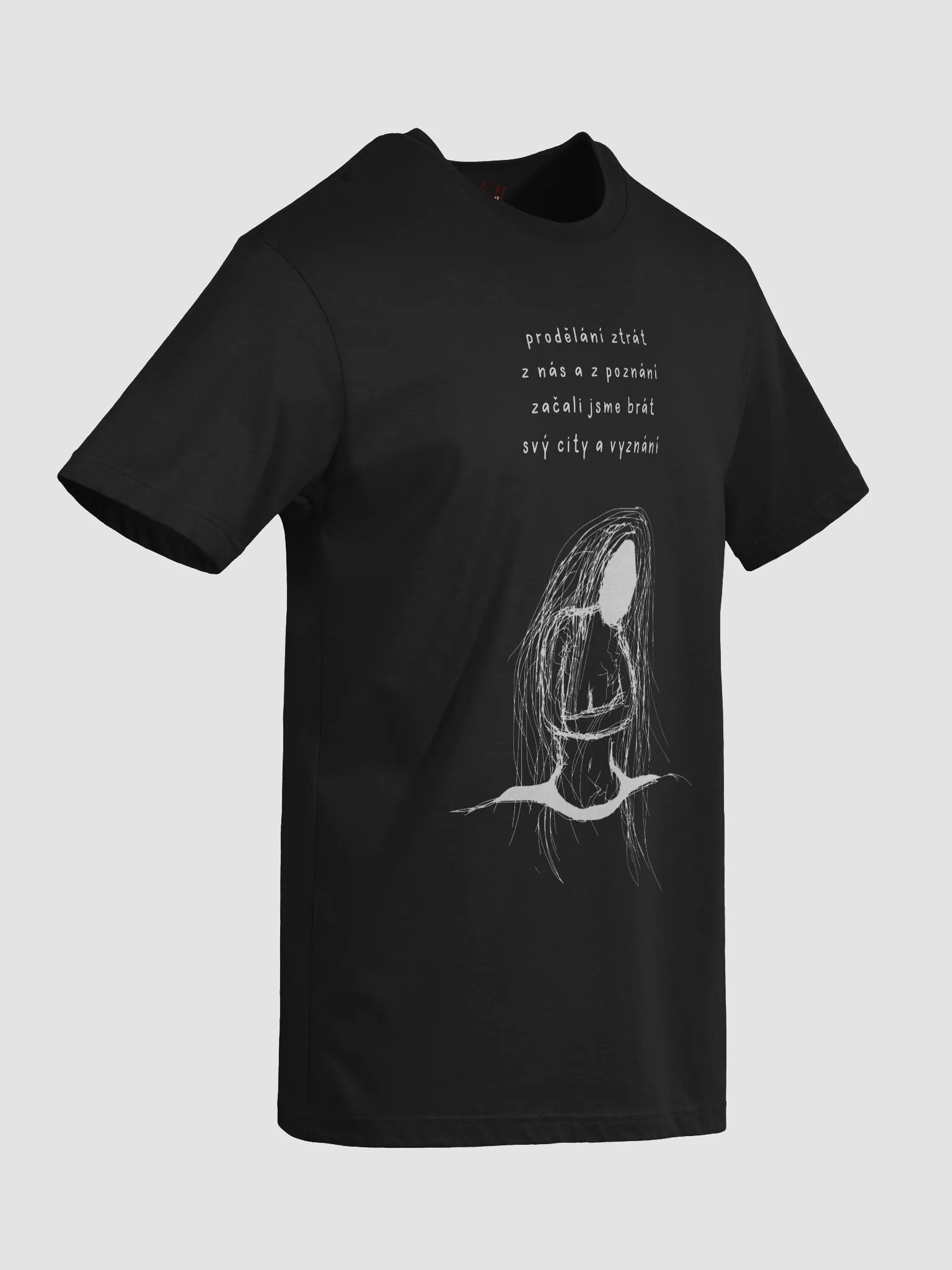 Prodelání ztrát Black T-shirt product image (3)