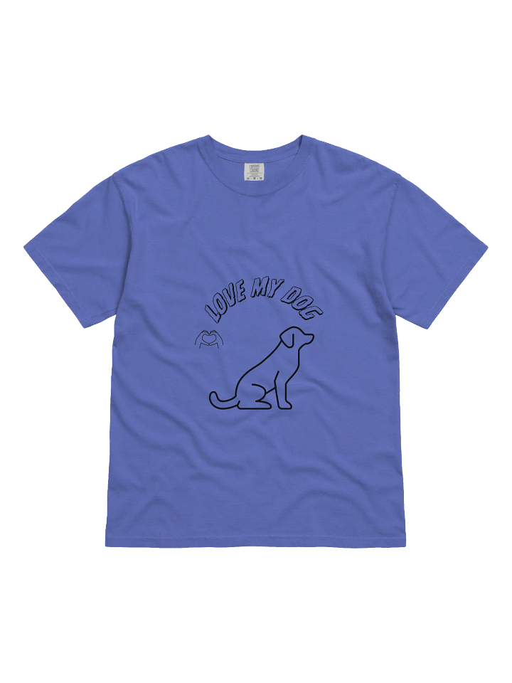 Love My Dog Heavyweight Cotton T-Shirt product image (8)