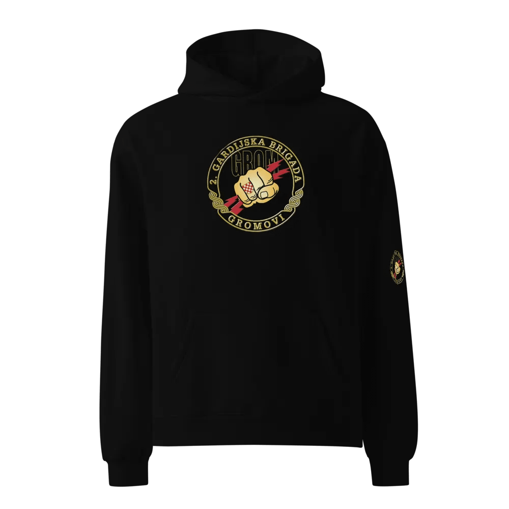Gromovi Fist Lightning Bolt Oversized Hoodie product image (1)