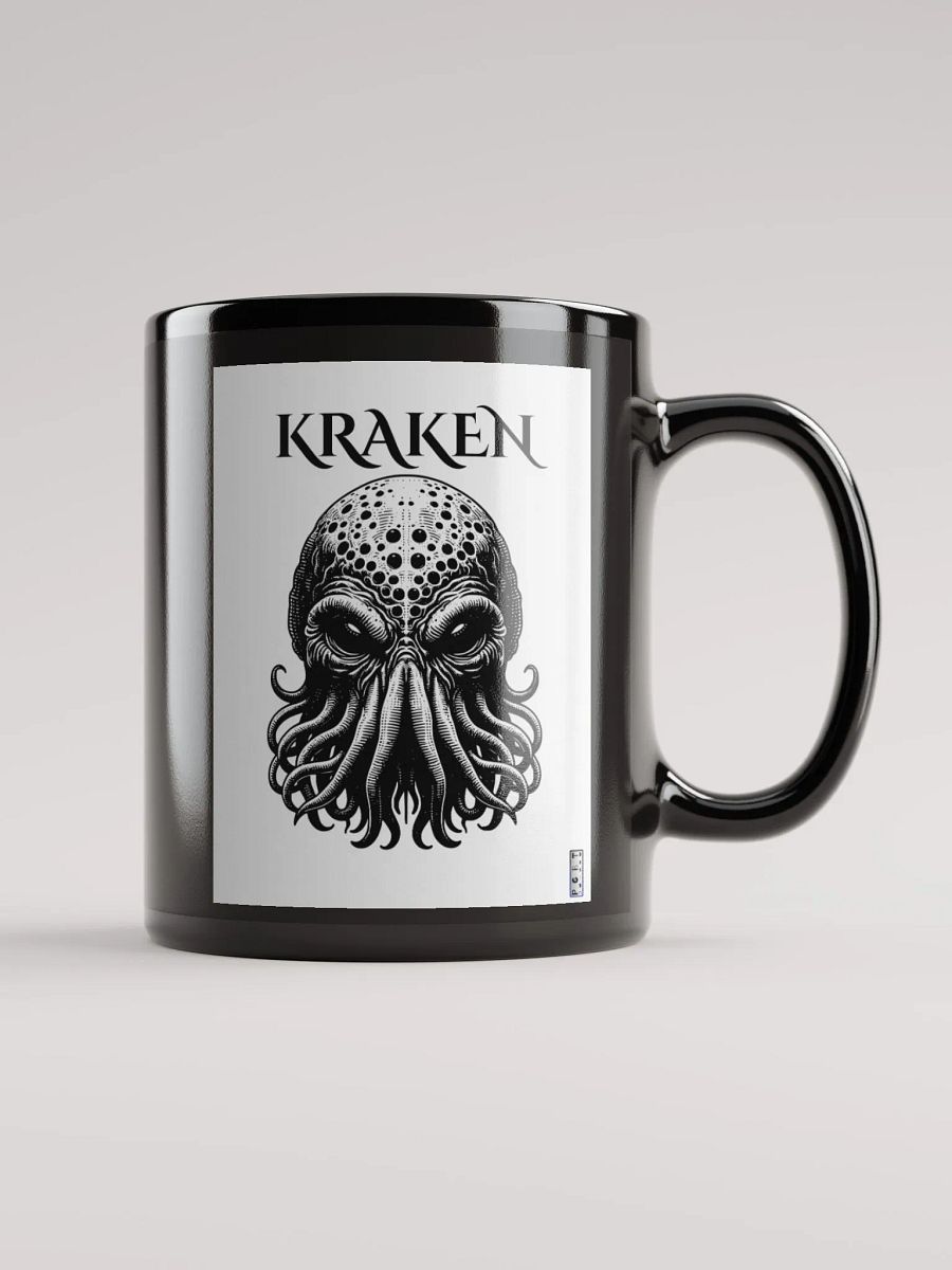 Mythical Kraken Black Glossy Mug product image (1)