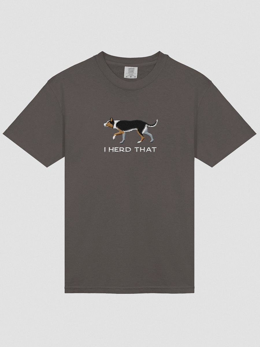 I Herd That T-Shirt(Embroidered) of an Australian Koolie(Black Tricolor) product image (13)