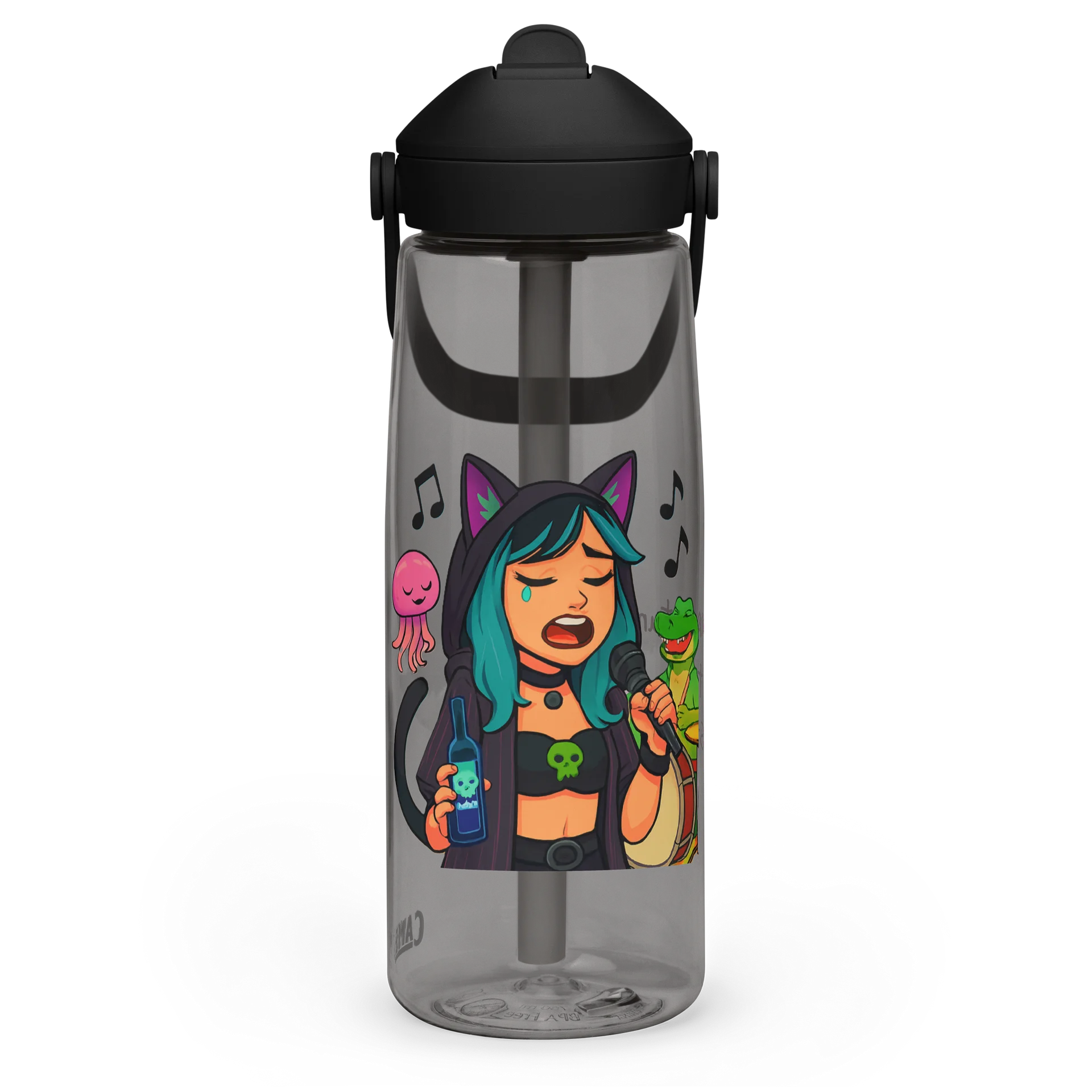 Jelly Emo Serenade Flip Straw Water Bottle product image (14)